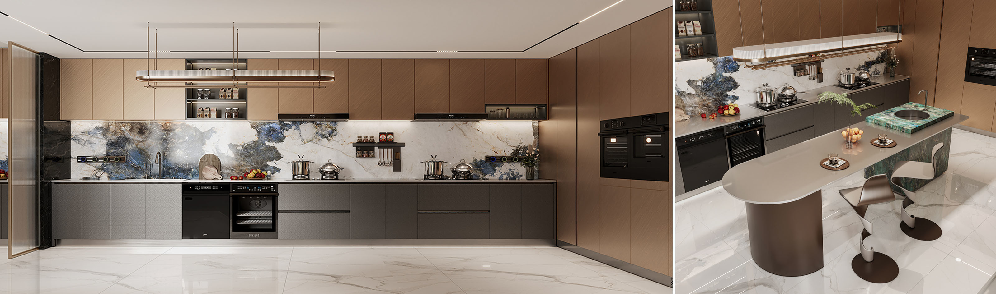 kwaliteit Moderne keukenkast fabriek