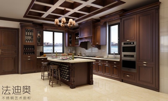 Stainless Steel Cabinets With Chinese Elegance Merging Tradition With Modern Durability