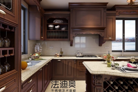 Stainless Steel Cabinets With Chinese Elegance Merging Tradition With Modern Durability