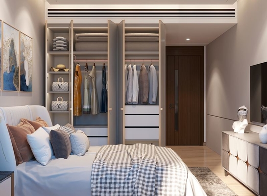 Modern And Practical Fadior S Stainless Steel Wardrobe For Your Bedroom Multi-Functional Storage Needs