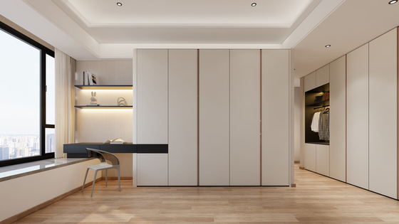 Modern Stainless Steel Modular Bedroom Wardrobe Sleek Design Durability And Customization