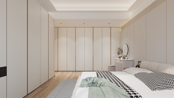 Modern Stainless Steel Modular Bedroom Wardrobe Sleek Design Durability And Customization
