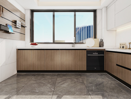 Extra Large Countertop White Kitchen Cabinet  Good Elegance And Functionality